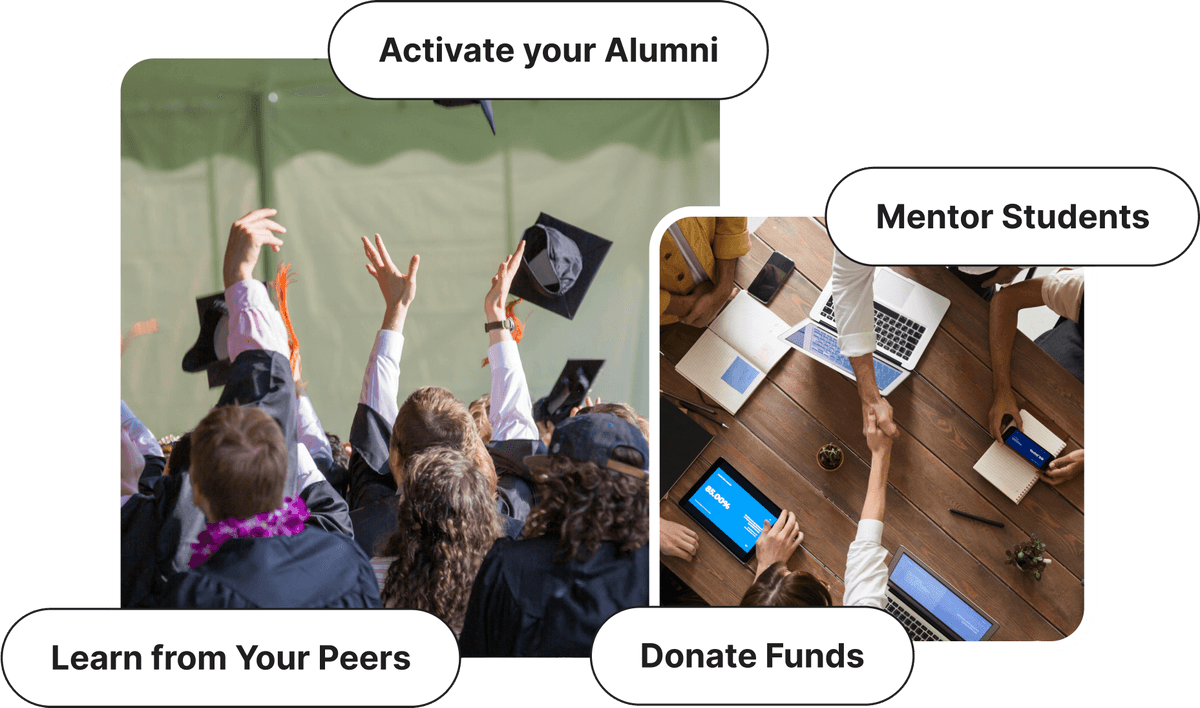 Alumni community collage