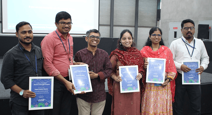 ALP graduates receiving certificates